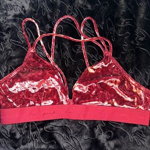 PINK Velvet Bralette